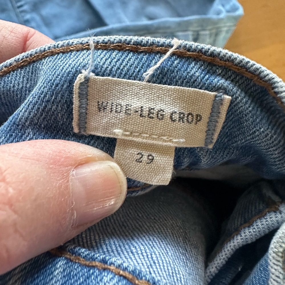 Wide-Leg Crop Madewell Jeans